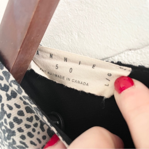 Anthropologie Annie 50 Open Back Wide Leg Drape Jumpsuit L Made in Canada - Picture 10 of 14